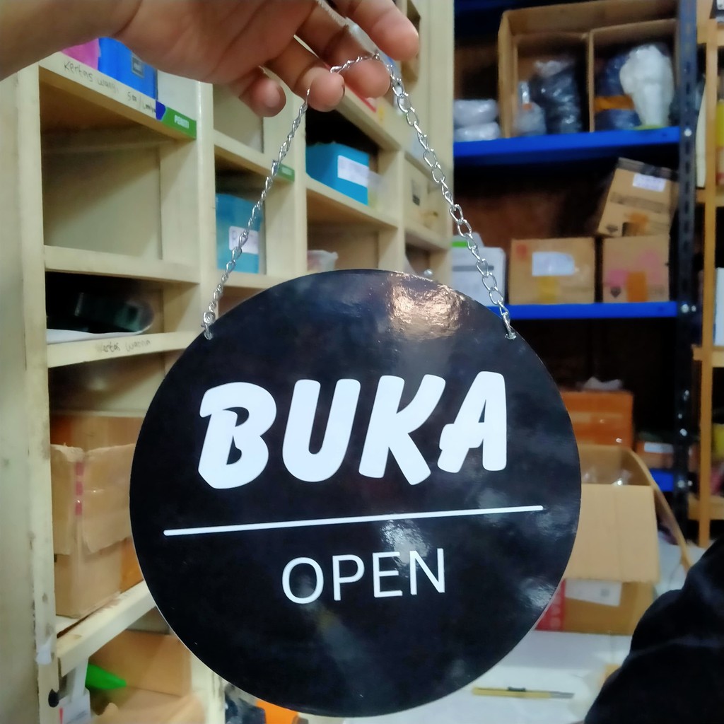 sign istirahat sholat diameter 20 cm