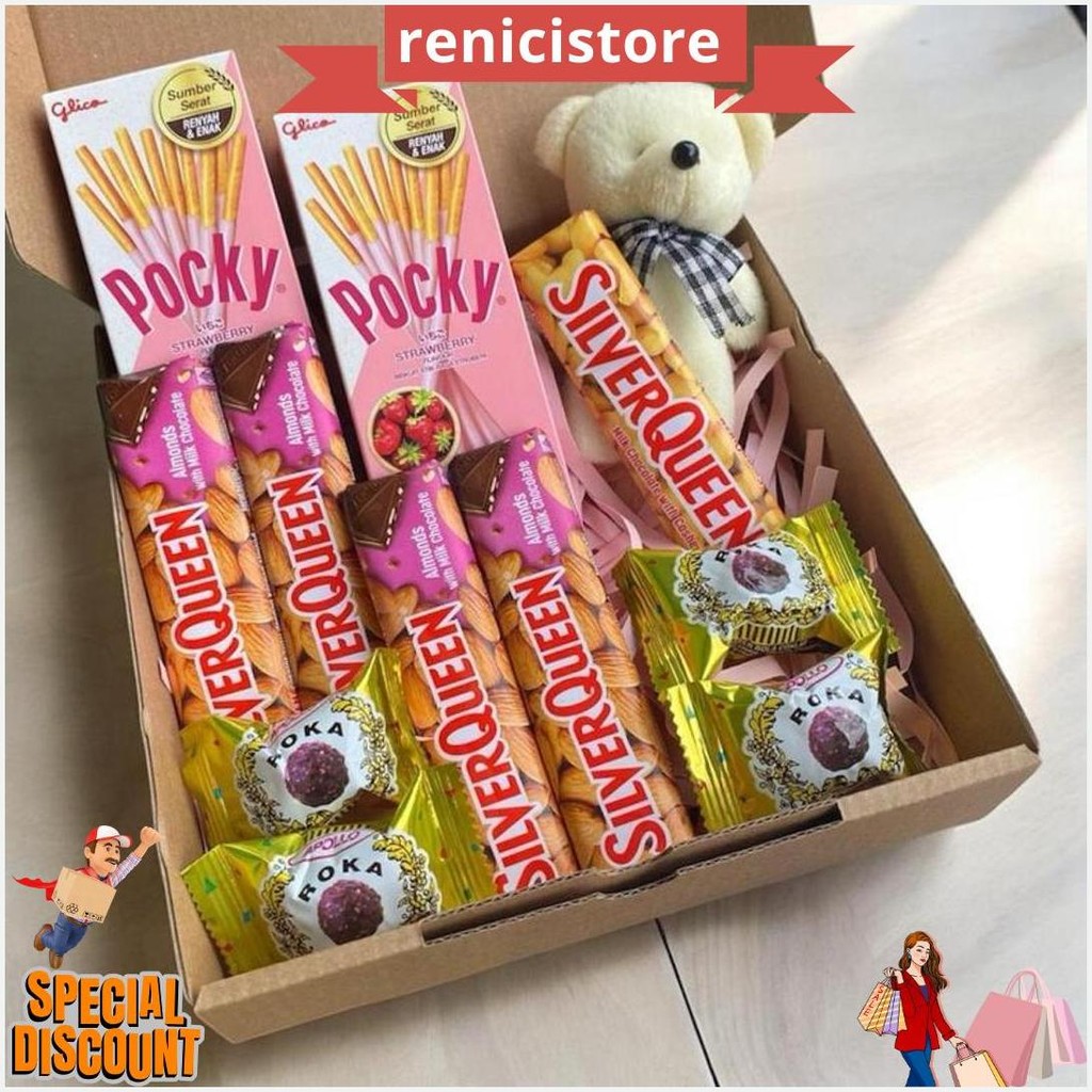 

Hampers Special Coklat Silverqueen Hampers Valentine Kado Pacar Gift Box Coklat Cod