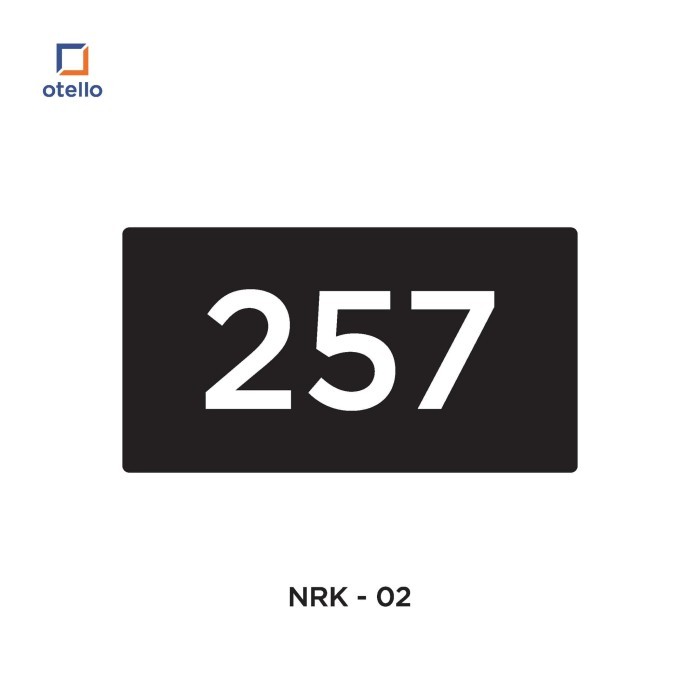 

Nomor Kamar Akrilik | Nomor Rumah Timbul | NRK 02 | Papan Alamat Rumah C4T7