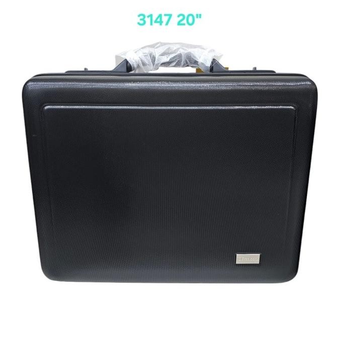 Tas Kantor Briefcase Hardcase President size 20inch Koper Uang