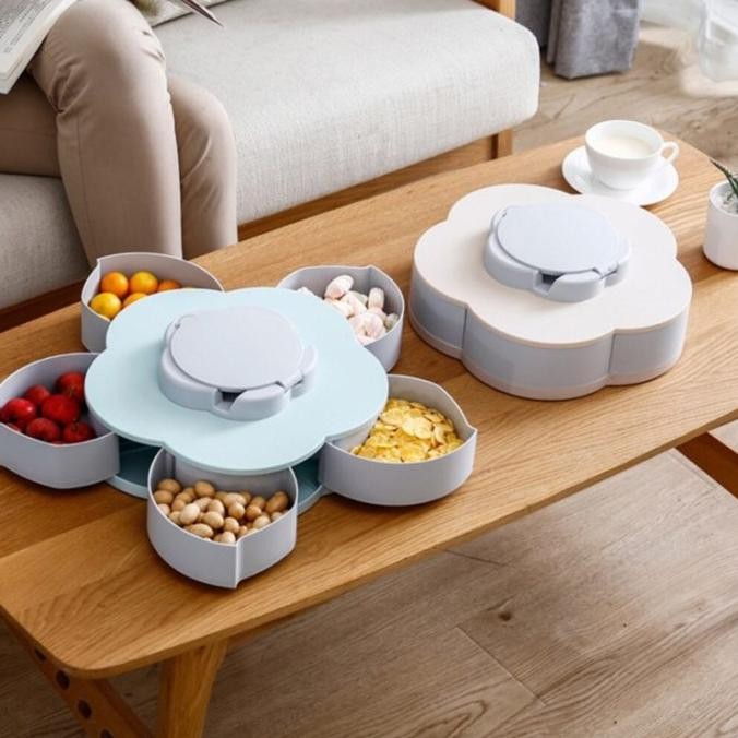 Toples putar bunga - Toples kue lebaran - Candy Box Putar / Toples