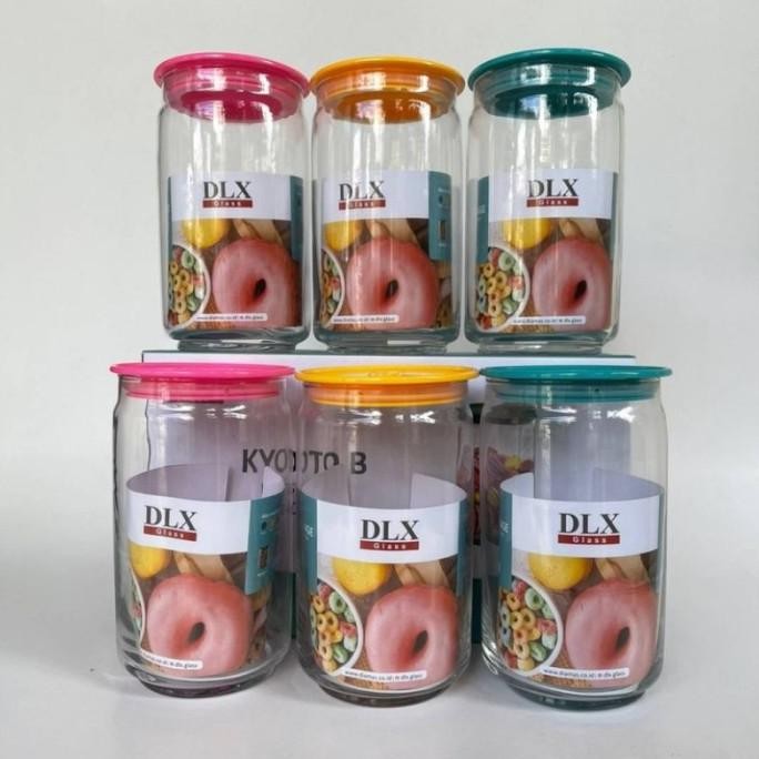 (Garansi) 1 pcs Toples Lebaran | Toples Kaca DLX Kyoto B | Toples Kaca
