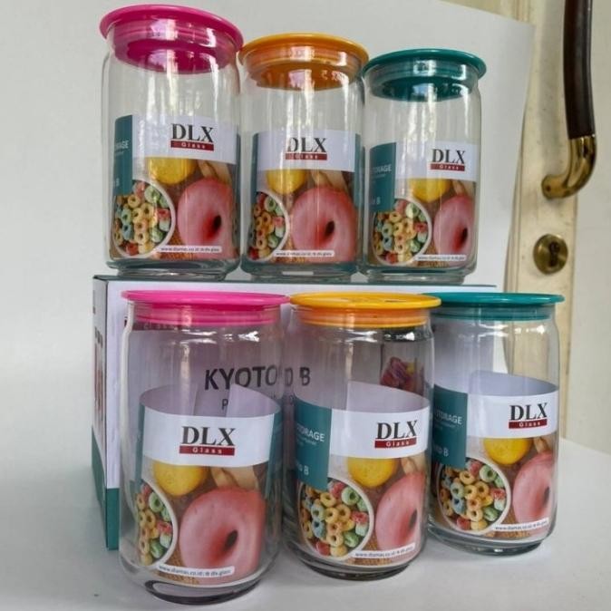 (Garansi) Toples Lebaran | Toples Kaca DLX Kyoto B | Toples Kaca Kedap