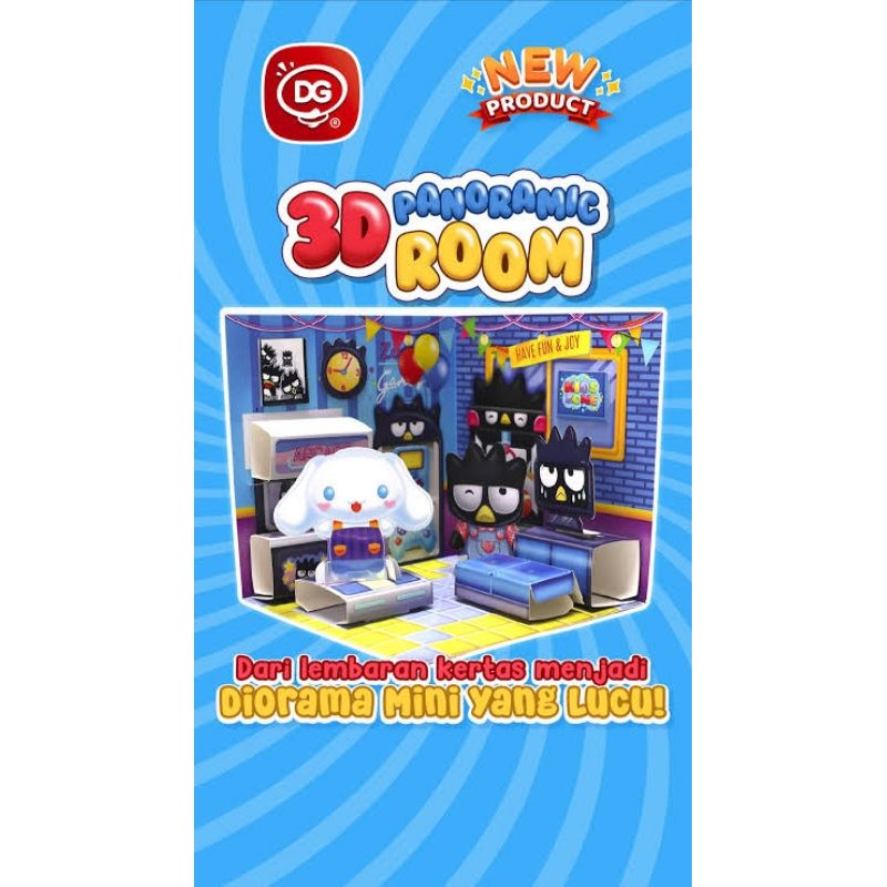 Hot Product Mainan Anak Puzzle 3D Panoramic Room Lucu