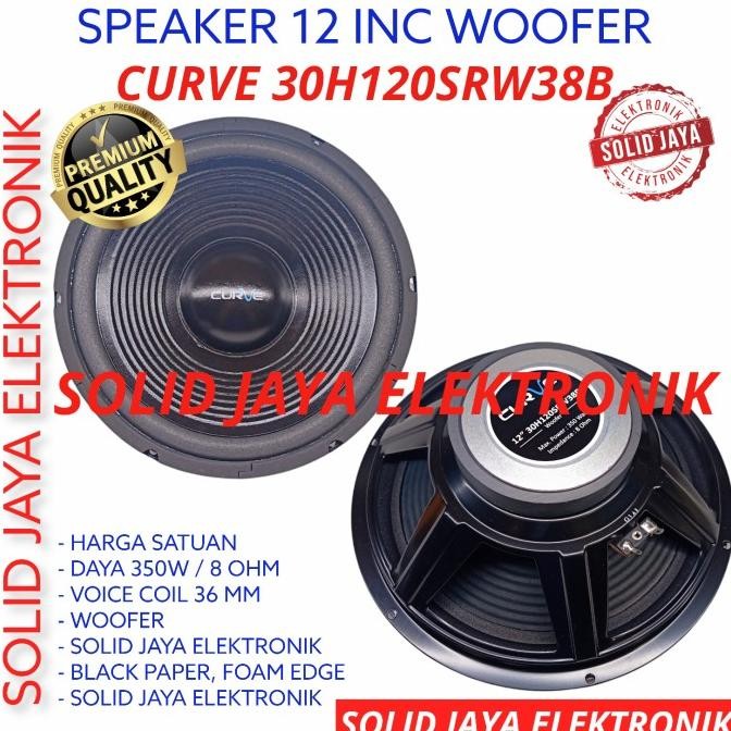 SPEAKER CURVE 12 INC WOOFER 30H120SRW38B 350W 10INC INCH IN 12" WOFER