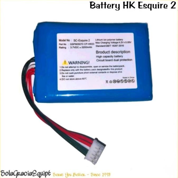 Batre / Battery HK Harman Kardon Esquire 2 - CP-HK03 - 3.7Vdc 2.800mAh