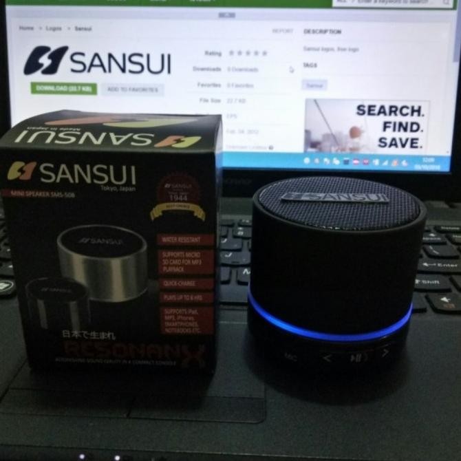 Speaker Mini SANSUI SM 508 Speaker Portable Bluetooth Play Musik Hp