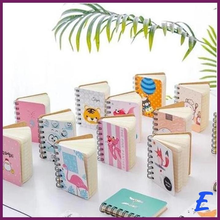 

| STV | LABUBU NOTEBOOK MINI COIL BOOK MOTIF RING BUKU CATATAN UKURAN A7 - 80 LEMBAR