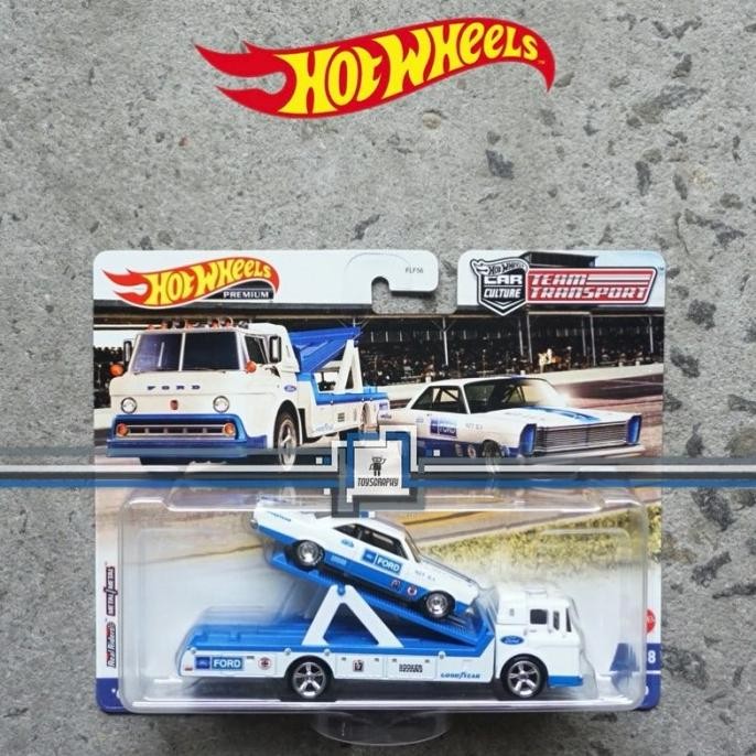 Grosir Hot Wheels Team Transport 65 Ford Galaxie Ford C 800 Premium Hotwheels
