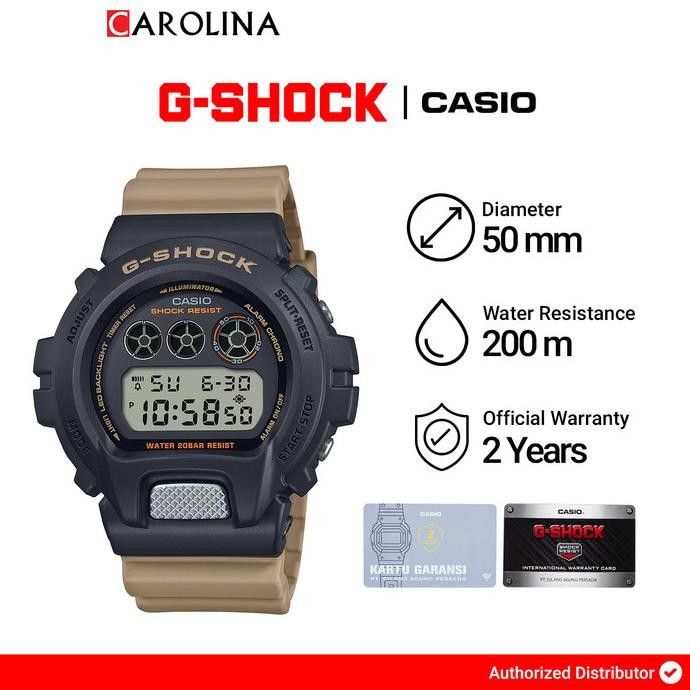 Murah G-Shock Gshock Dw-6900Tu-1A5Dr Dw-6900Tu-1A5 Dw-6900Tu Dw 6900Tu Jam Tangan Pria Two Tone Util