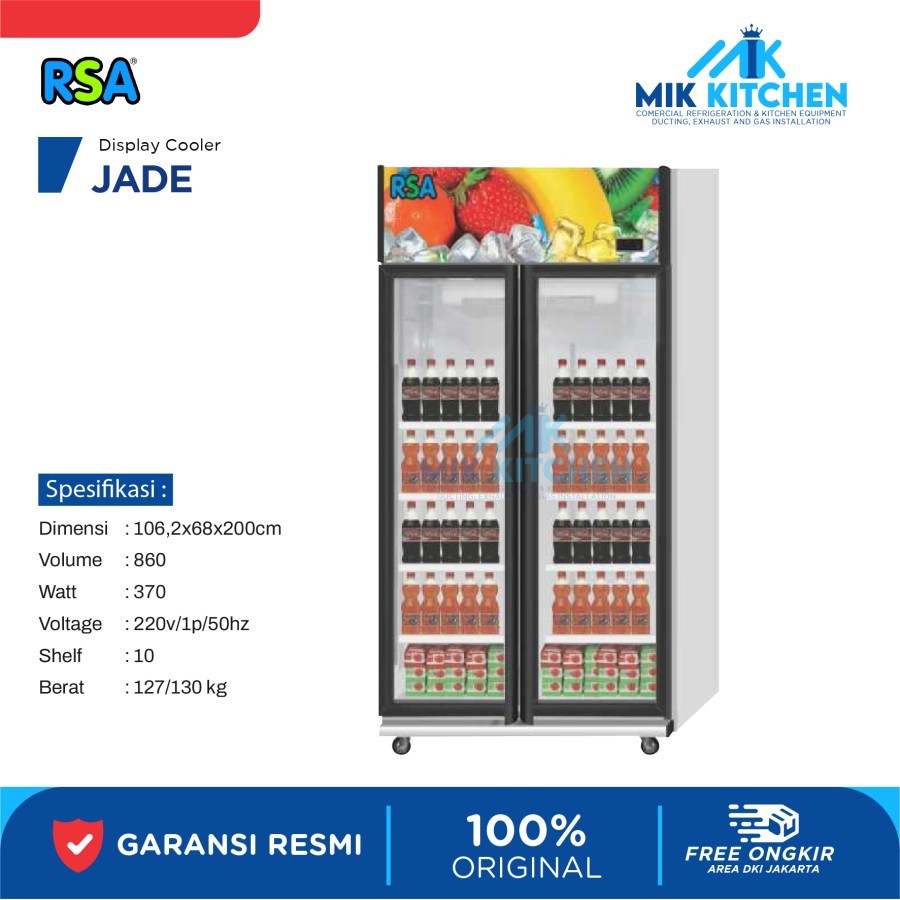 RSA SHOWCASE COOLER JADE