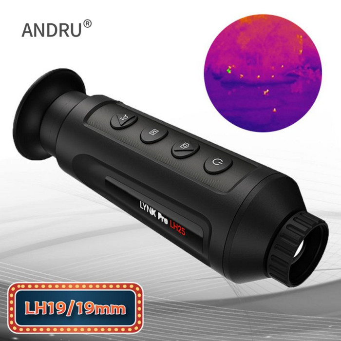 Andru Instrument Thermal Imaging Monocular Lh19 Night Vision Scope 384x288 Infrared Detector Night V