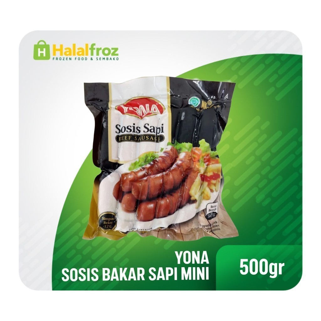 

Sosis Bakar Sapi Mini Yona isi 12 pcs 500 gramGosend Ready, Paling murah, Terlaris