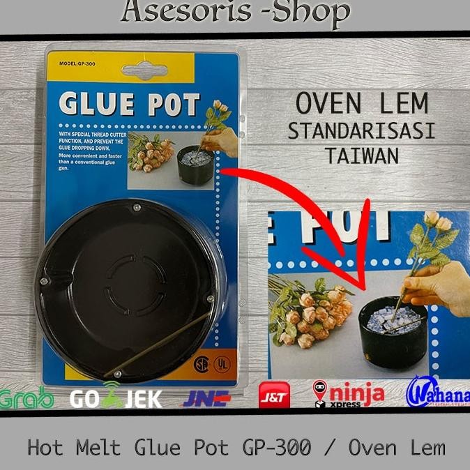 

Hot Melt Glue Pot GP-300 | Oven Lem Glue Pot Standarisasi Taiwan