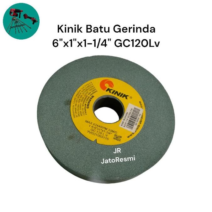 ] Kinik Batu Gerinda 6"x1"x1-1/4" GC120Lv Batu Asah Widia Made In Taiwan