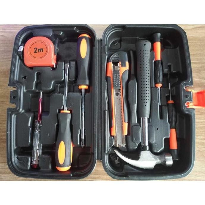 Promo Perkakas Tukang Set Tool Box Alat Perkakas Set Kelistrikan 8in1 Kit COD