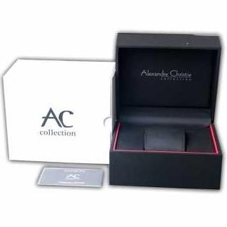Promo Alexandre Christie Couple Ac9205 Ac 9205 Black Rosegold Limited Stock