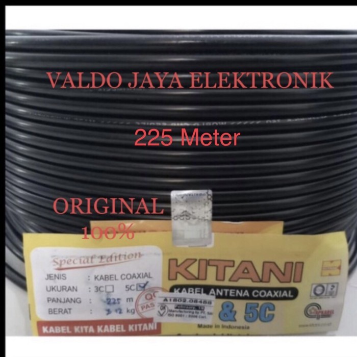 KITANI Kabel Antena TV RG6 5C Kabel 5C Kabel Parabola Kabel Kitani