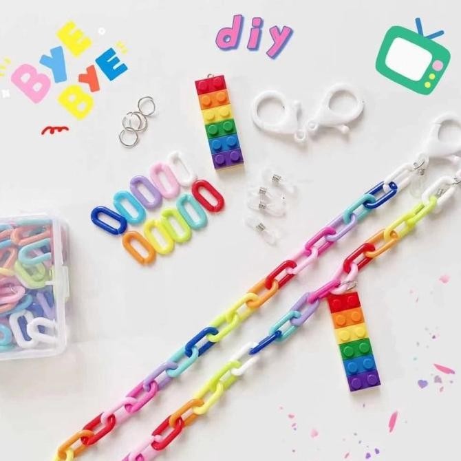 Murah Diy Kalung Masker Lego/Tali Rantai Masker/Mask Chain/Strap Masker