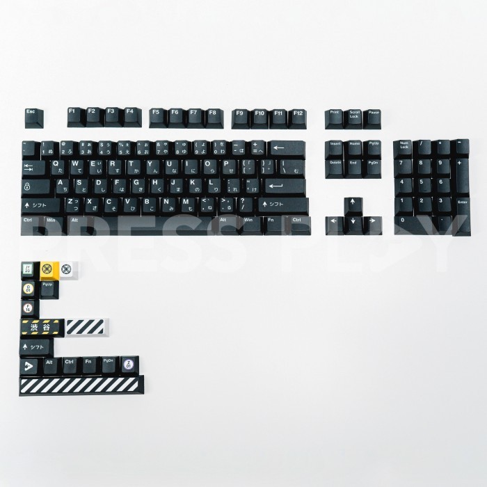 Ppbt Shibuya Pbt Dye Sub Keycap Set Root By Press Play