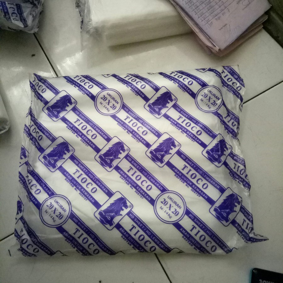 PLASTIK SHEET LEMBARAN TAHAN PANAS CAP TIOCO Uk.20x20