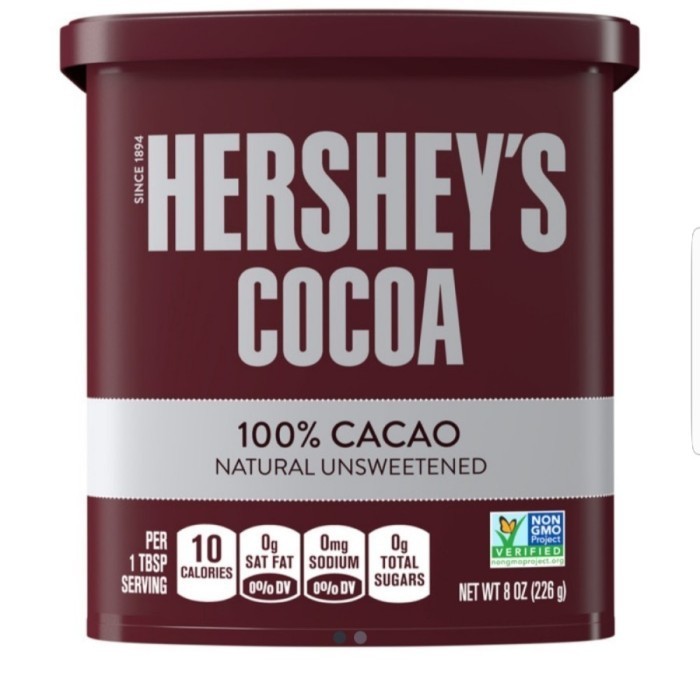 

[GLUTEN FREE] HERSHEY'S 100% Cacao Natural Unsweetened - Hersheys Cocoa Powder Bubuk Cokelat