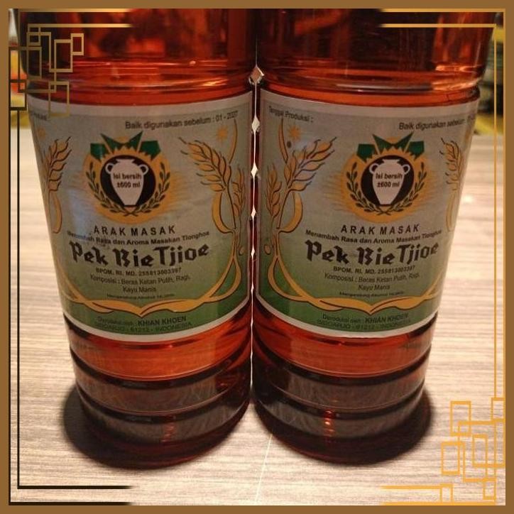[LKJ] ARAK MASAK PEK BIE TJIOE/ ARAK MASAK PUTIH 600ML