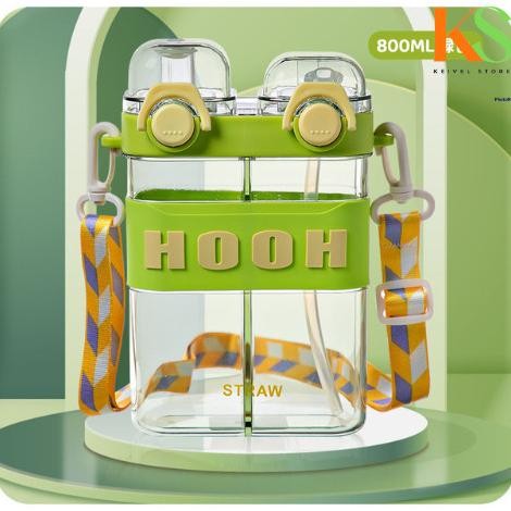 Grosir Botol Minum Anak Jumbo 2 Sisi Dual Fungsi Minum Free Stiker 3D 800 Ml