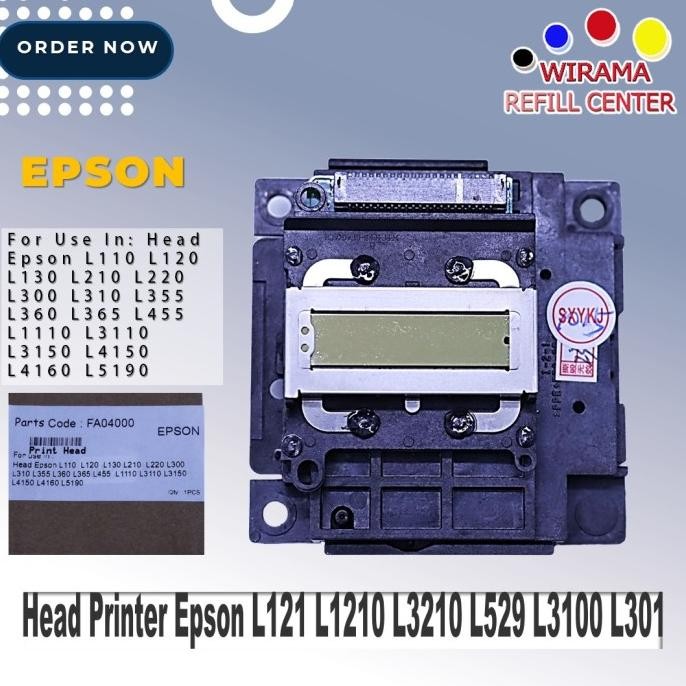 BEBAS ONGKIR - Head Printer Epson L121 L1210 L3210 L5290 L3250 L3100 L301