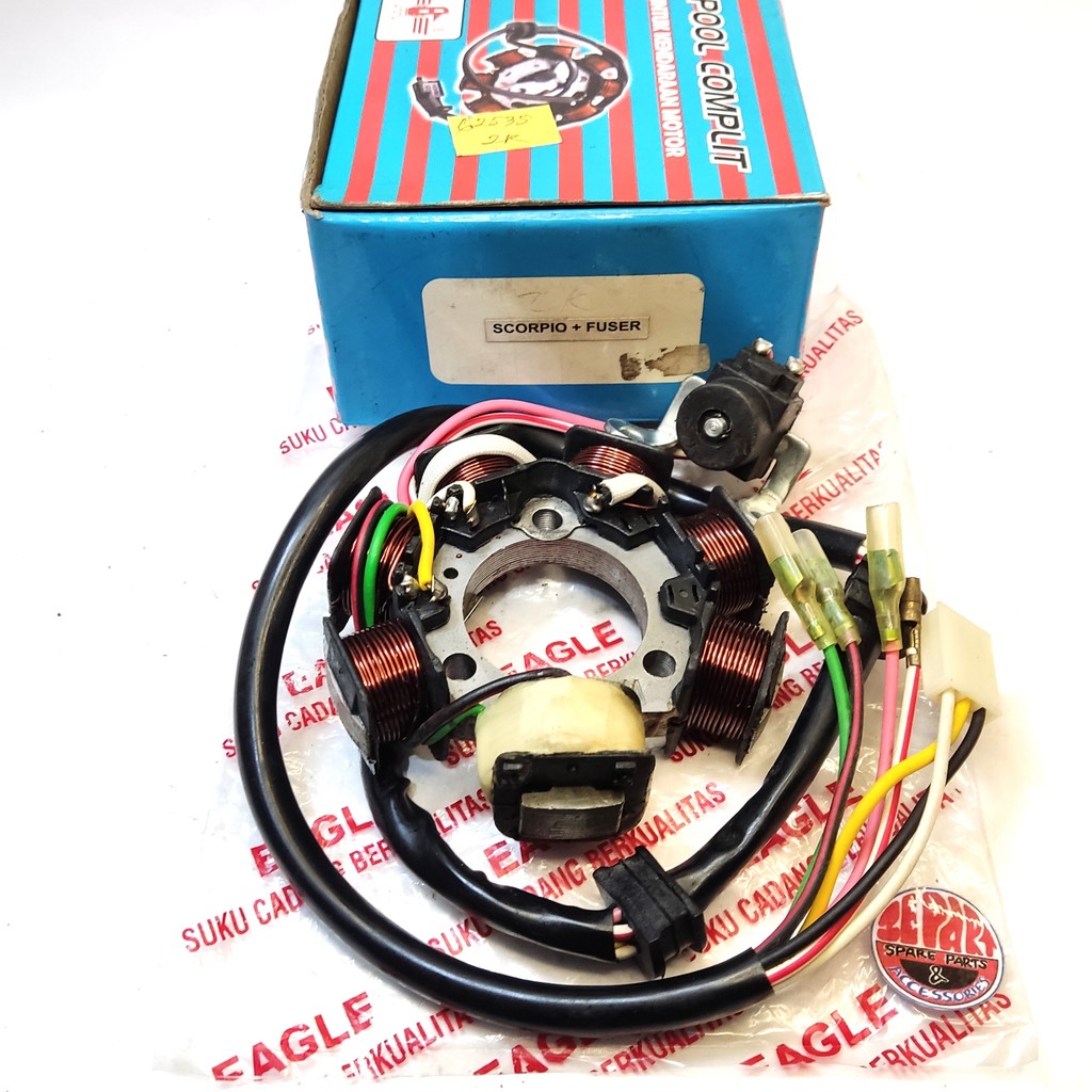 Spool Spul assy Scorpio Scorpio Z plus Fulser Pulser 7 Kabel Limited Item Barang Langka Spare Part M