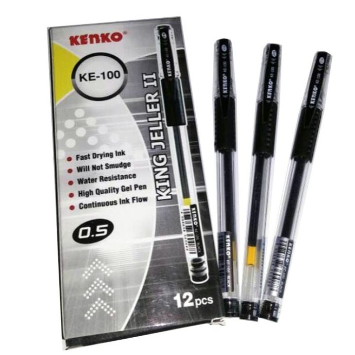 

Kenko Pulpen Gel Ke-100Tj Tip Jarum