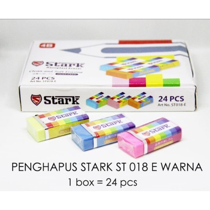 

Penghapus Besar Pensil Eraser Big Pencil Isi 24 Pcs / Box
