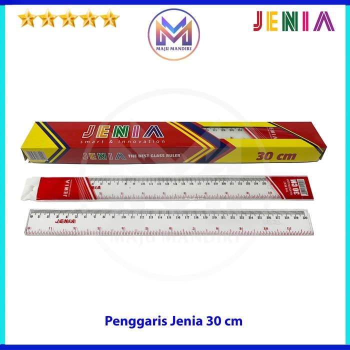 

Penggaris Plastik Jenia 30Cm / Garisan Mika Jual Per Lusin