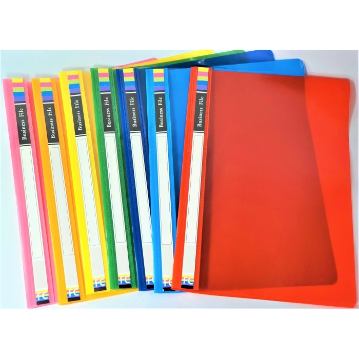 Map Business File Plastik Bisnis File Folio F4 Snail Snell Pocket Ada Kantong Acco Snelhecter Alt