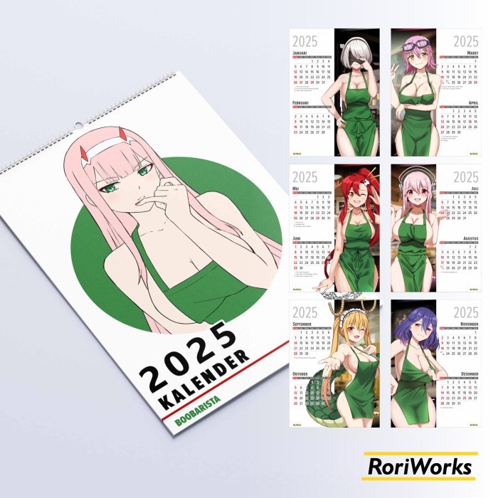 

Kalender Dinding 2025 - Boobarista