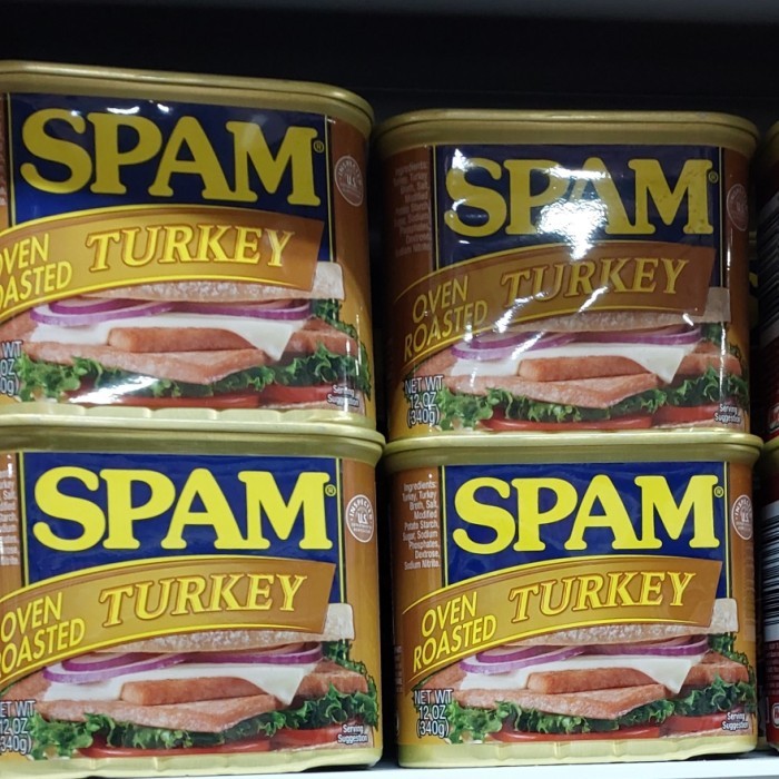 

HORMEL FOODS SPAM OVEN ROASTED TURKEY 340 GR KORNET DAGING BABI