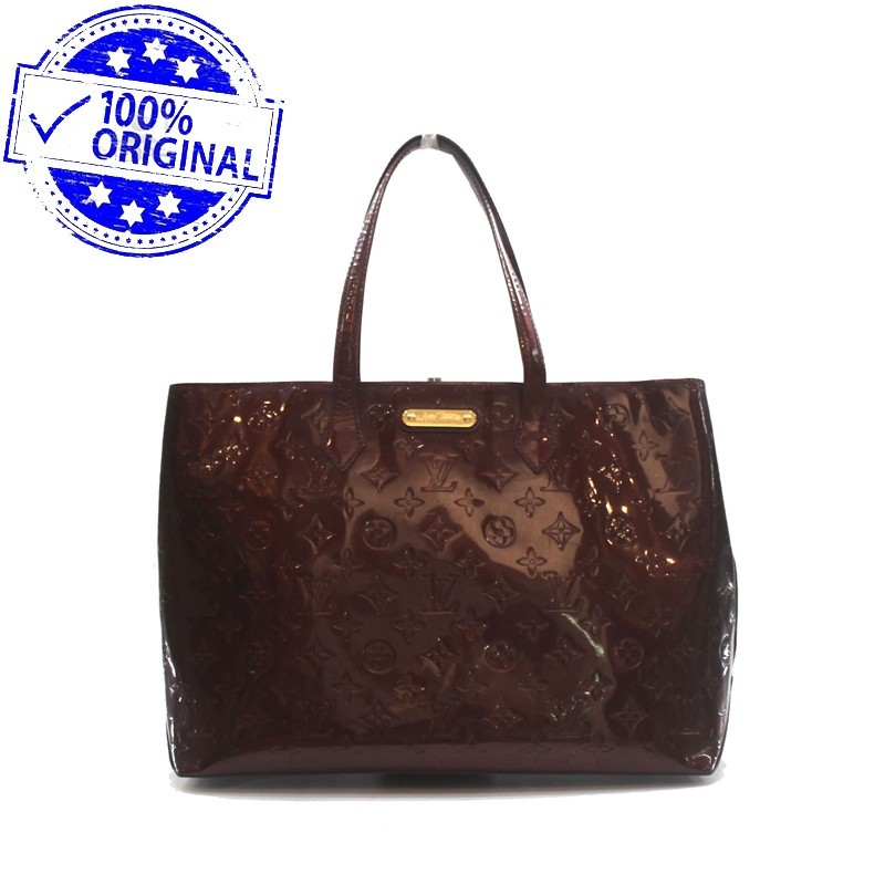 Preloved Louis Vuitton Wilshire Monogram Vernis Amarante 2010