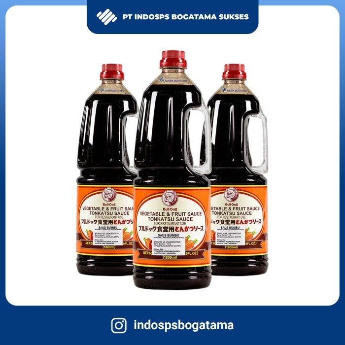 

BULLDOG TONKATSU SAUCE VEGETABLES 1,8 LITER