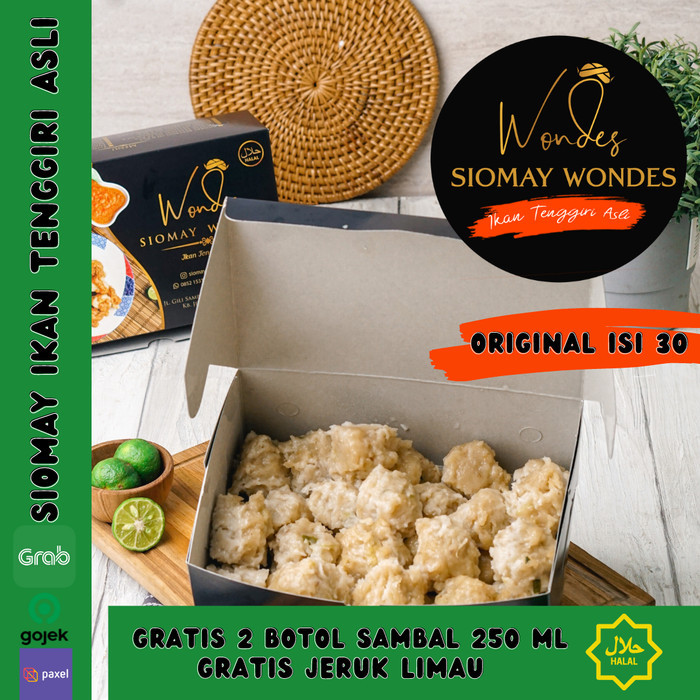 

SIOMAY IKAN TENGGIRI ASLI ISI 30 I SIOMAY WONDES DIMSUM SIOMAY FROZEN