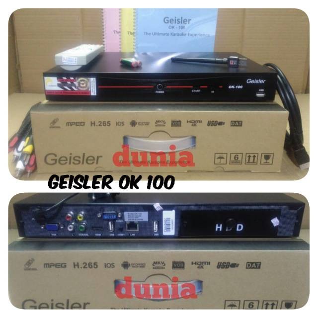DVD Player karaoke Geisler Ok 100 Original
