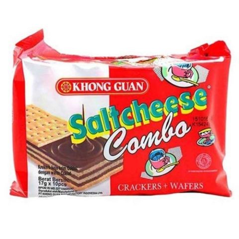 

Khong Guan Saltcheese Combo 10X17Gr/Pcs