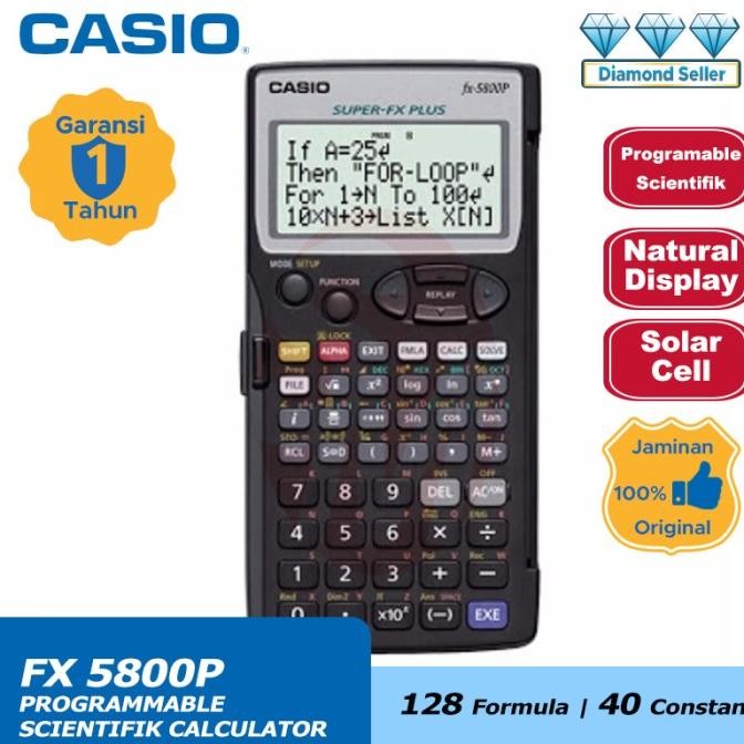 

KALKULATOR CASIO FX 5800P