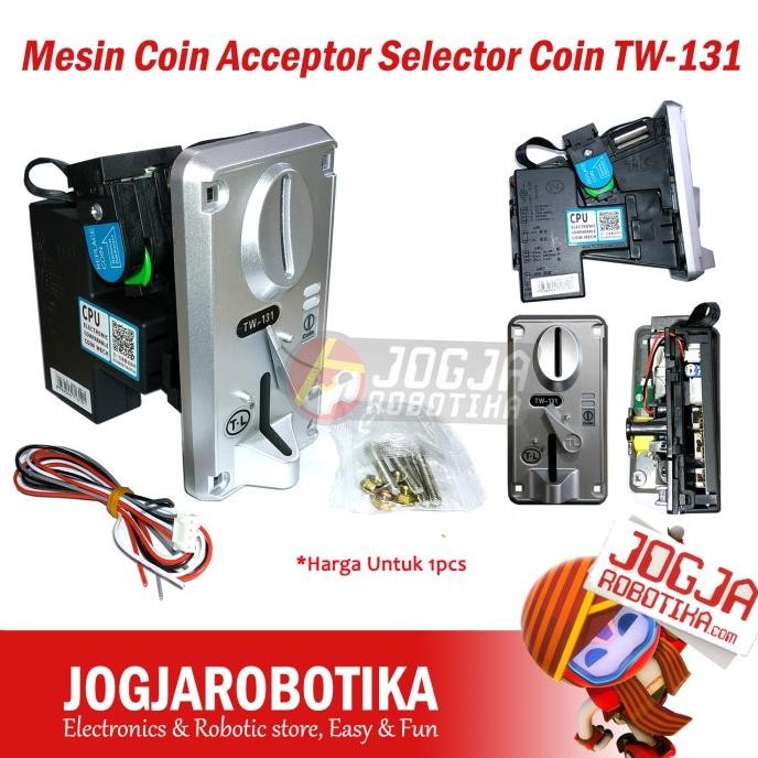 MESIN KOIN COIN ACCEPTOR SELECTOR COIN TW-131 TW 131 ORIGINAL DAN TERPERCAYA