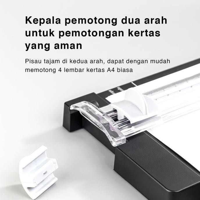 

Surprise Deli Small Paper Trimmer Portable/ Pemotong Kertas Kecil A4 A5 Trimmer Photo Cutter Mat 14251 Neo