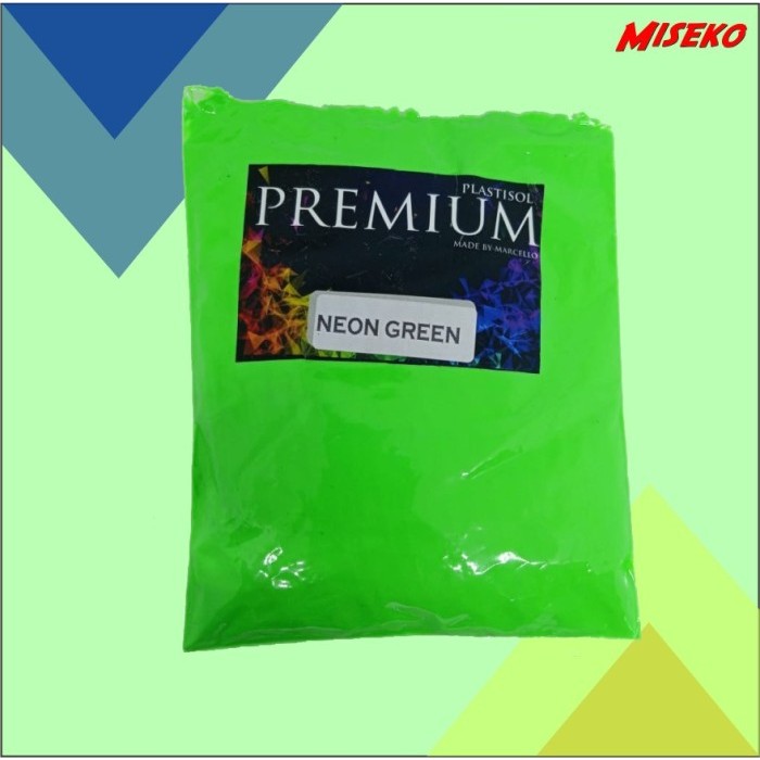 

HOT SALE PREMIUM PLASTISOL NEON GREEN 200G