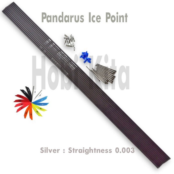 TERLARIS ARROW CARBON PANDARUS ICEPOINT SILVER SPINE 400 S/D 1000 MURAH MURAH