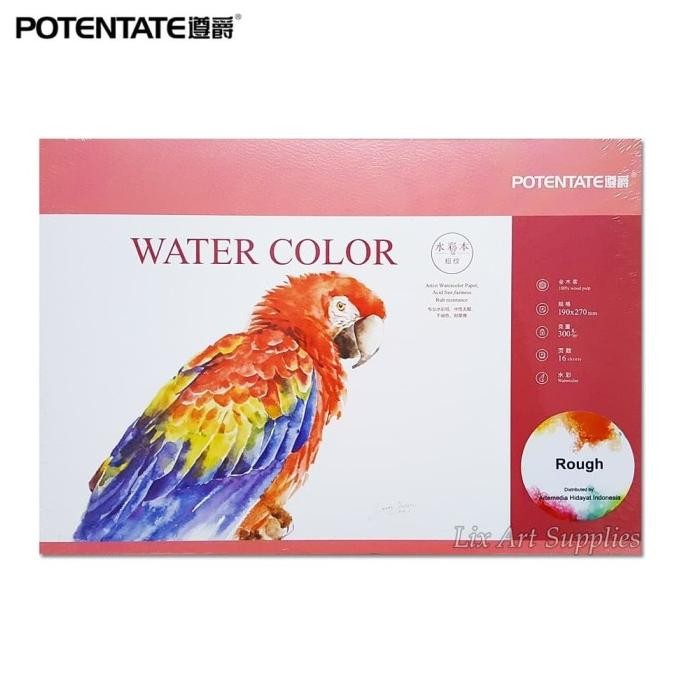 

HRG DISKON Potentate Watercolor Pad - Rough Surface 300gsm (19.5 x 27cm)