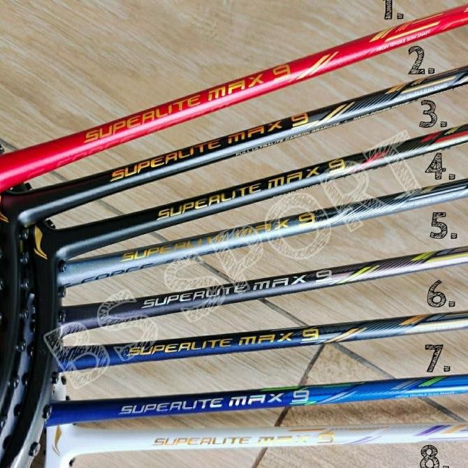Spesial Raket Badminton Lining G Force Superlite Max 9 Original 100%