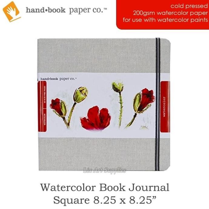 

MURAH Speedball Watercolor Journal - Square 8.25 x 8.25 inch