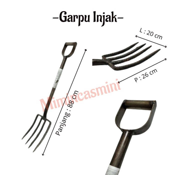 TERLARIS GARPU TANAH / GARPU INJAK / GARPU TANAH INJAK BESI BETON MURAH